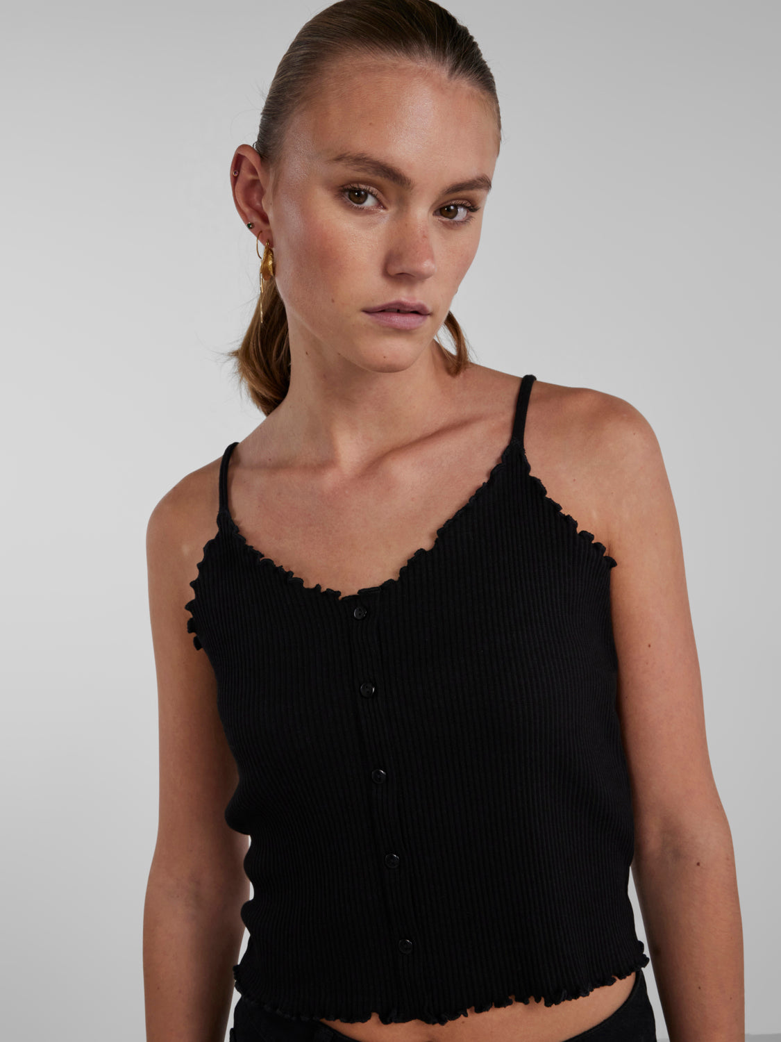 PCNUKISA T-Shirts & Tops - Black